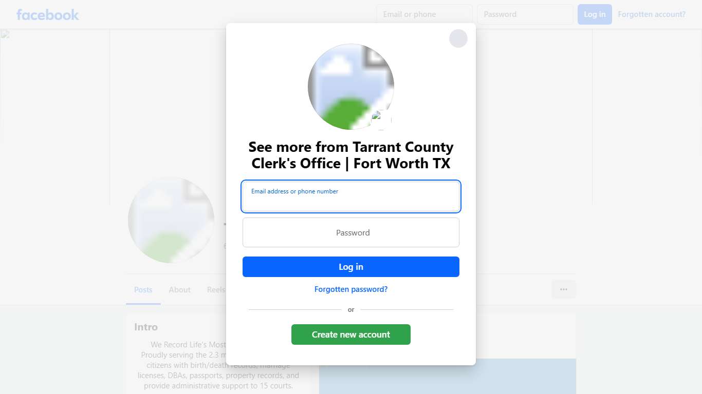 Tarrant County Clerk's Office Fort Worth TX Facebook